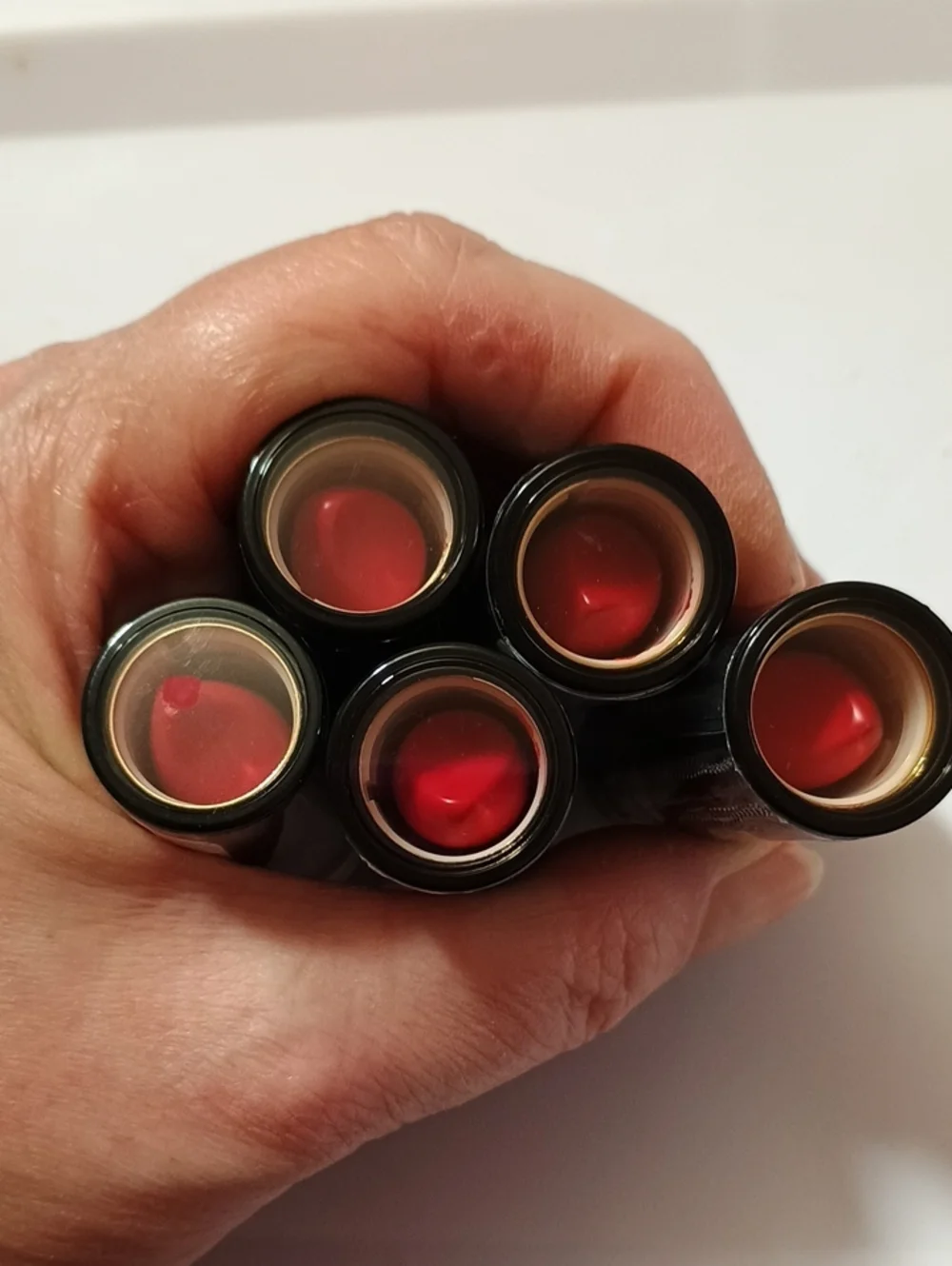 5 x Revlon Super Lustrous Lipstick, 725 Love That Red